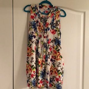 Floral Print Sundress with POCKETS
